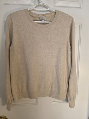 J. Crew Beige Crewneck Sweater